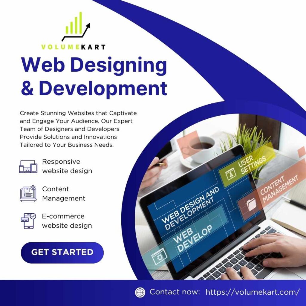 Volumekart: Our Services for Web Design